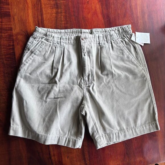 Big Dog Tan Birdseye Walkshort Heavy Weight Cotton Size 36 New - Picture 1 of 12
